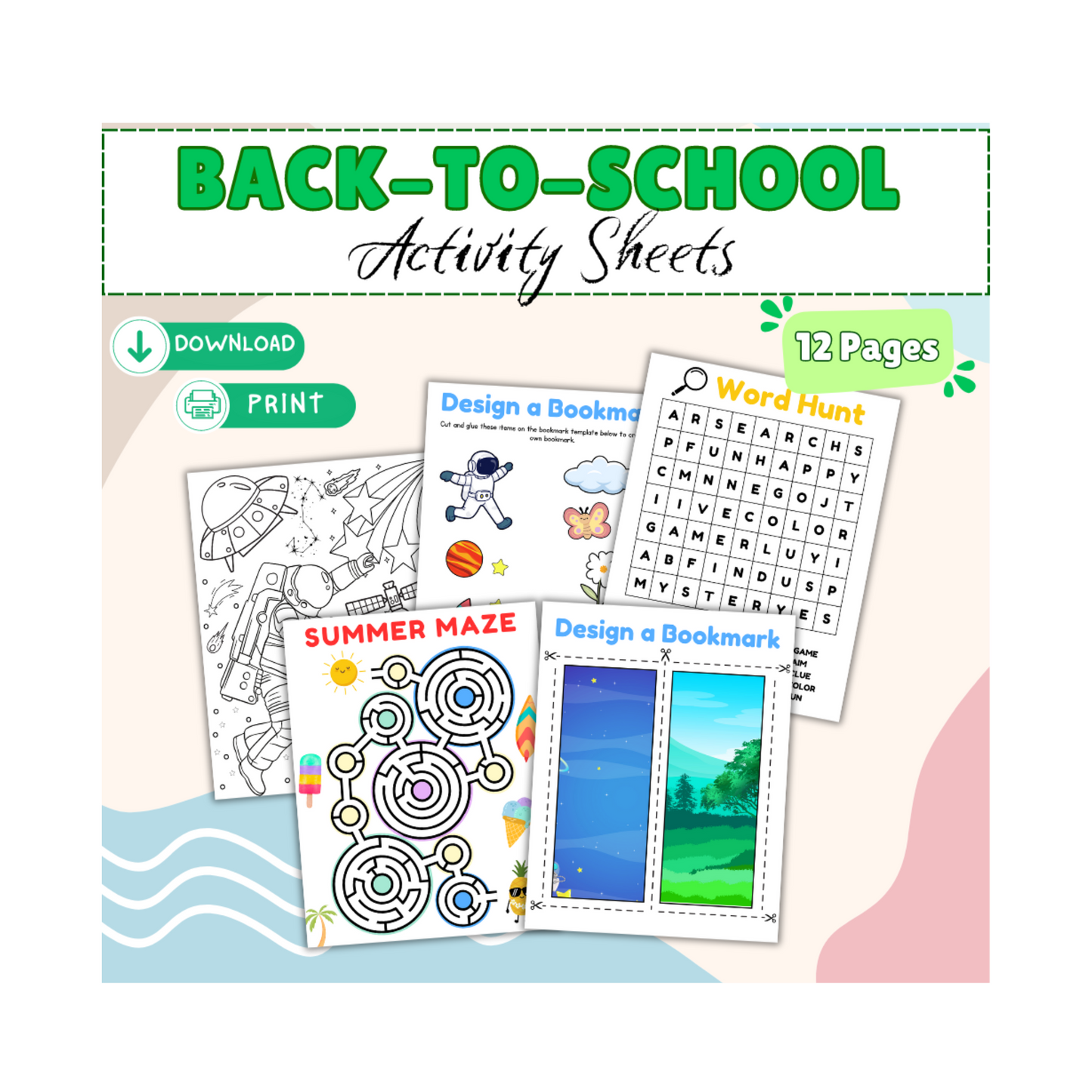 Activity Pages (Ages 8-12)