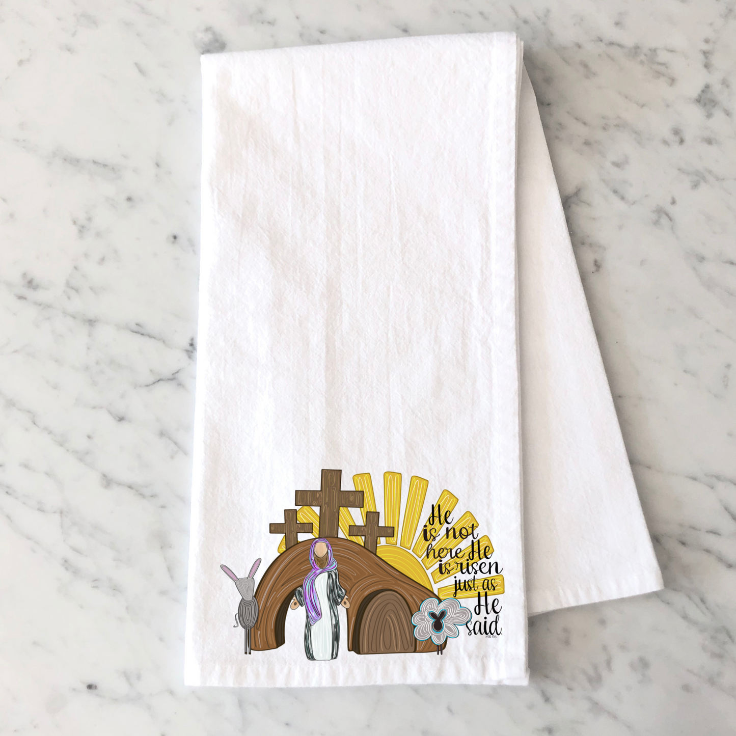 As He Said Kitchen Towel