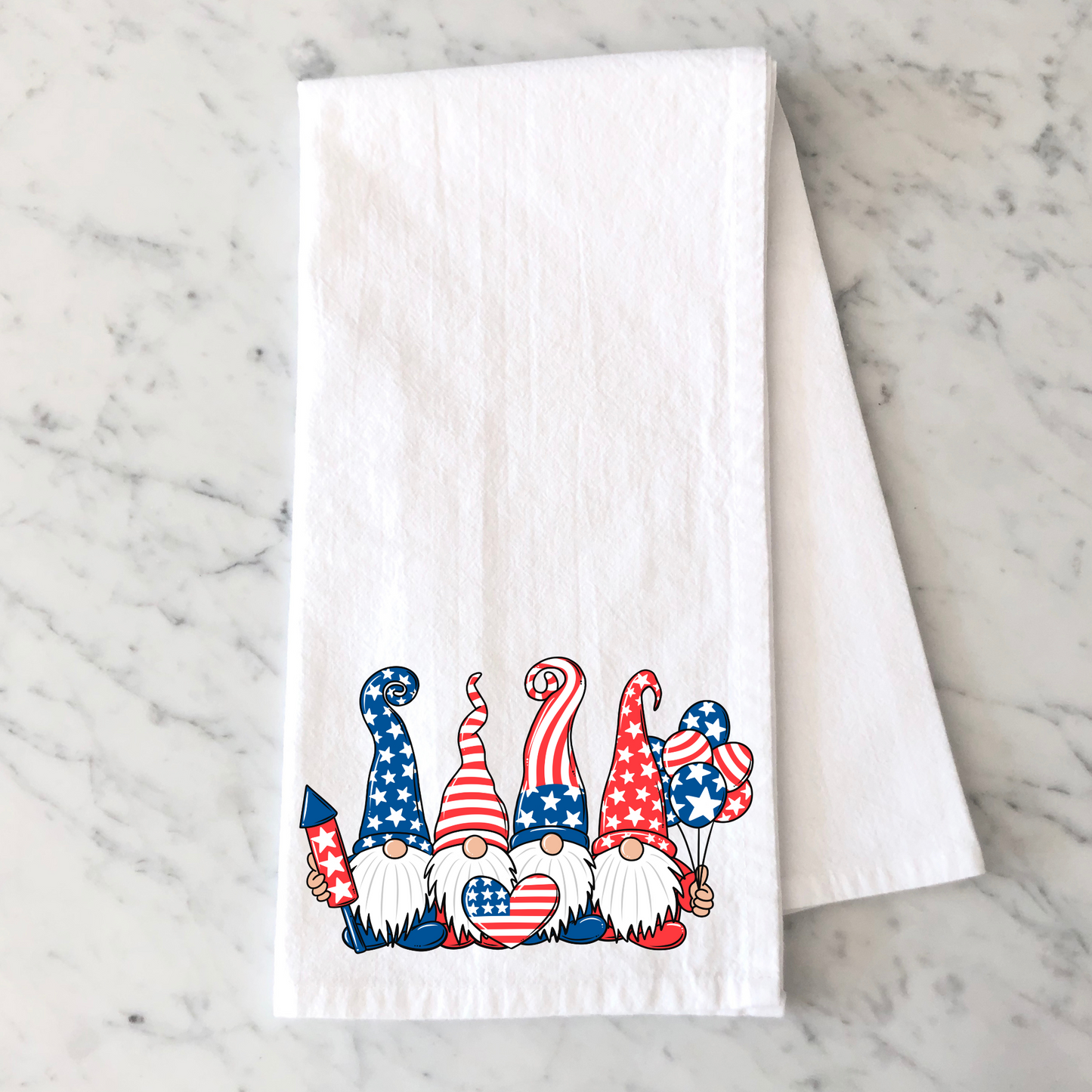 Patriotic Gnome Kitchen Towel