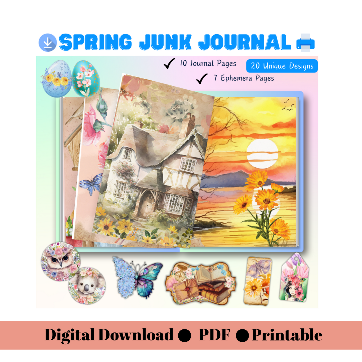 Spring Junk Journal Kit