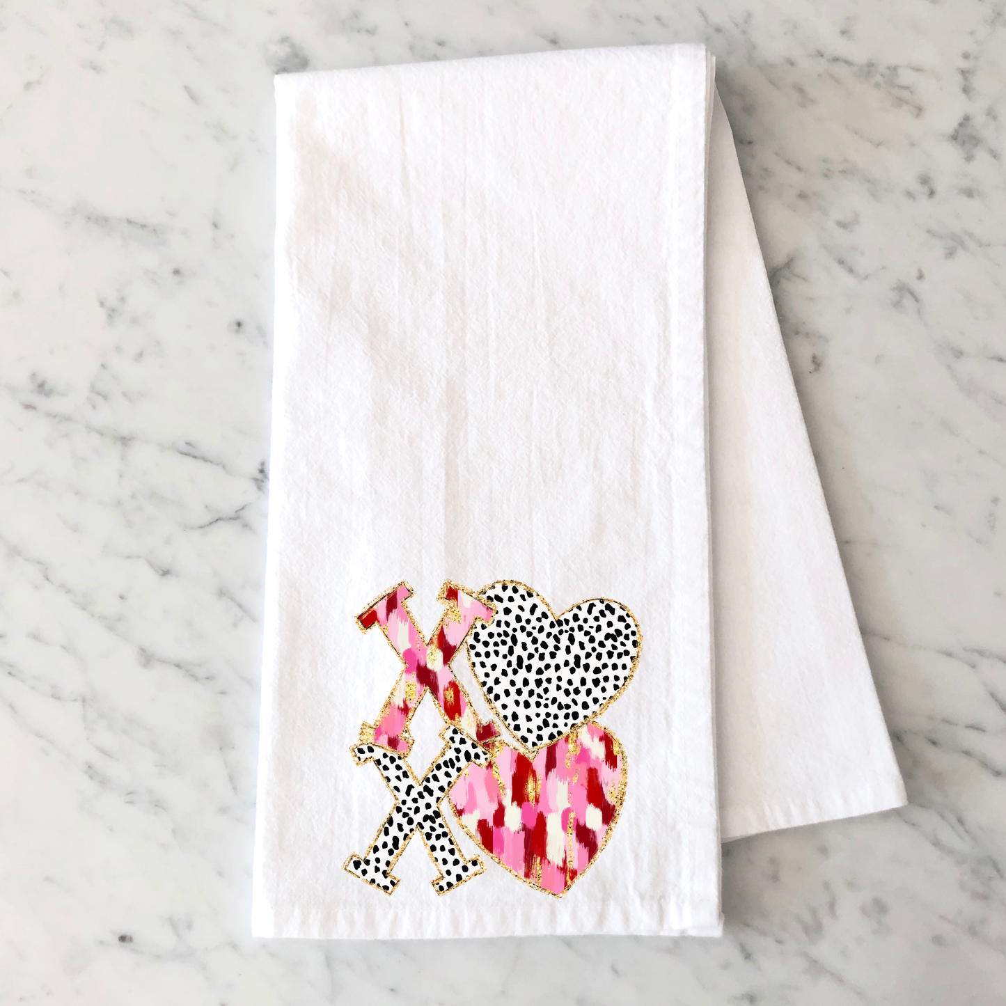 Valentine XOXO Kitchen Towel