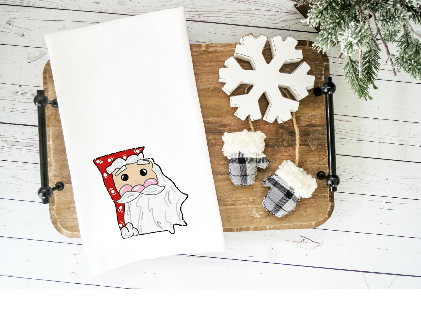 Santa State Kitchen Towel
