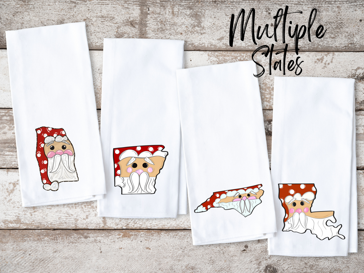 Santa State Kitchen Towel