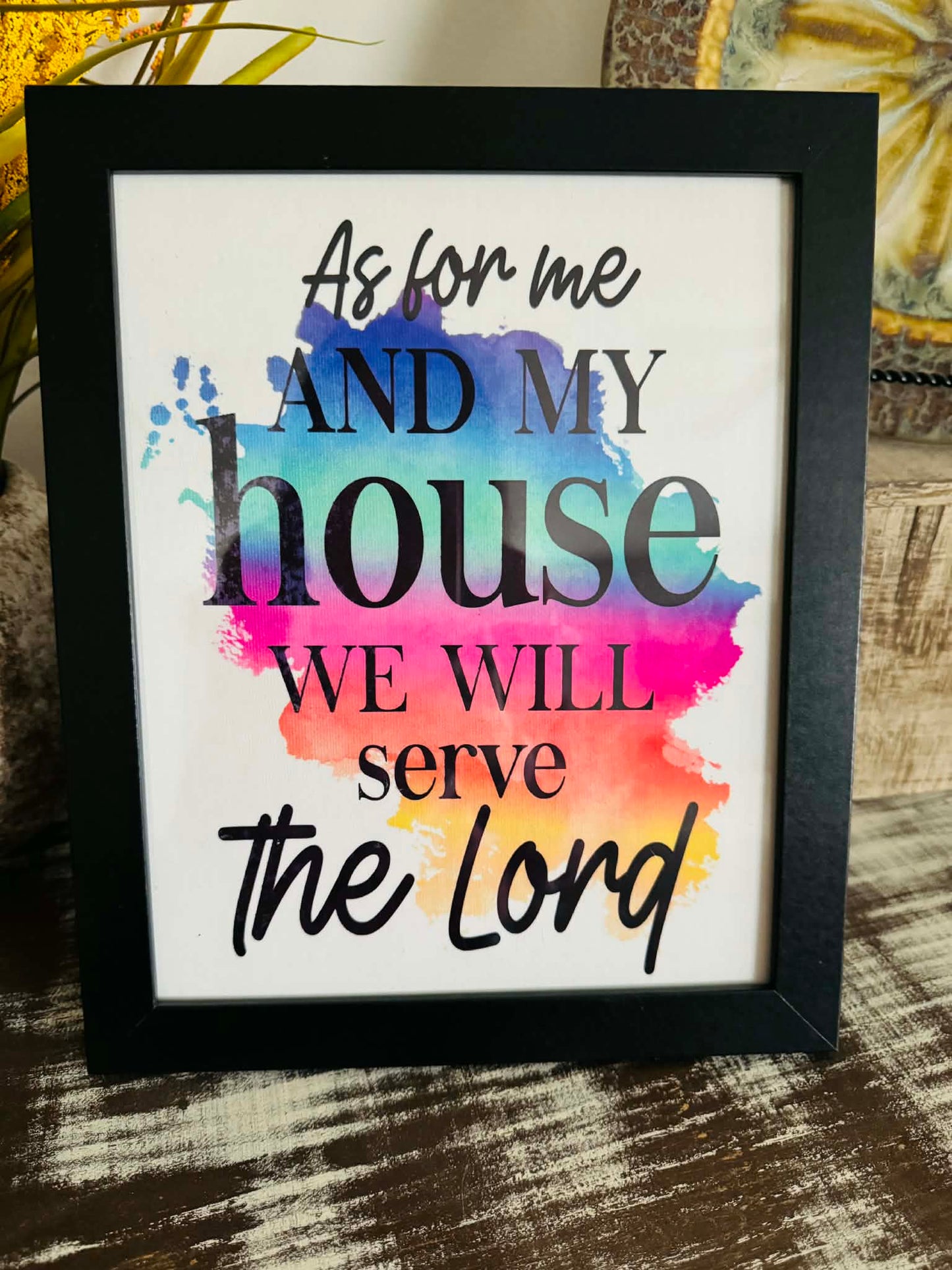 My House Framed Canvas