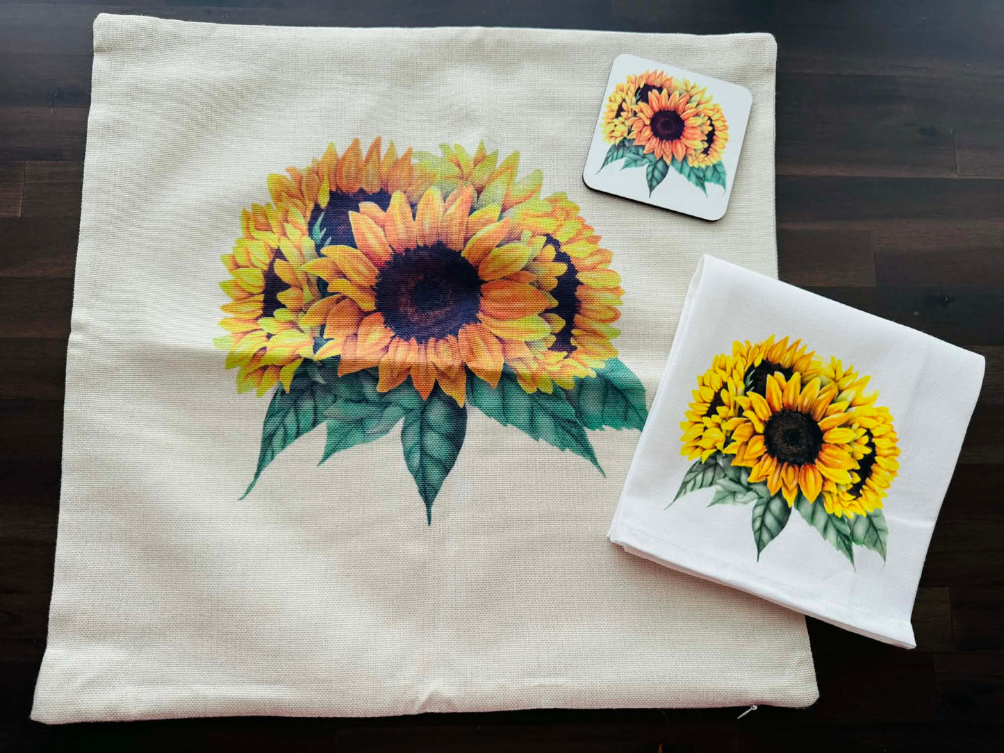 Sunflower 3 piece gift set
