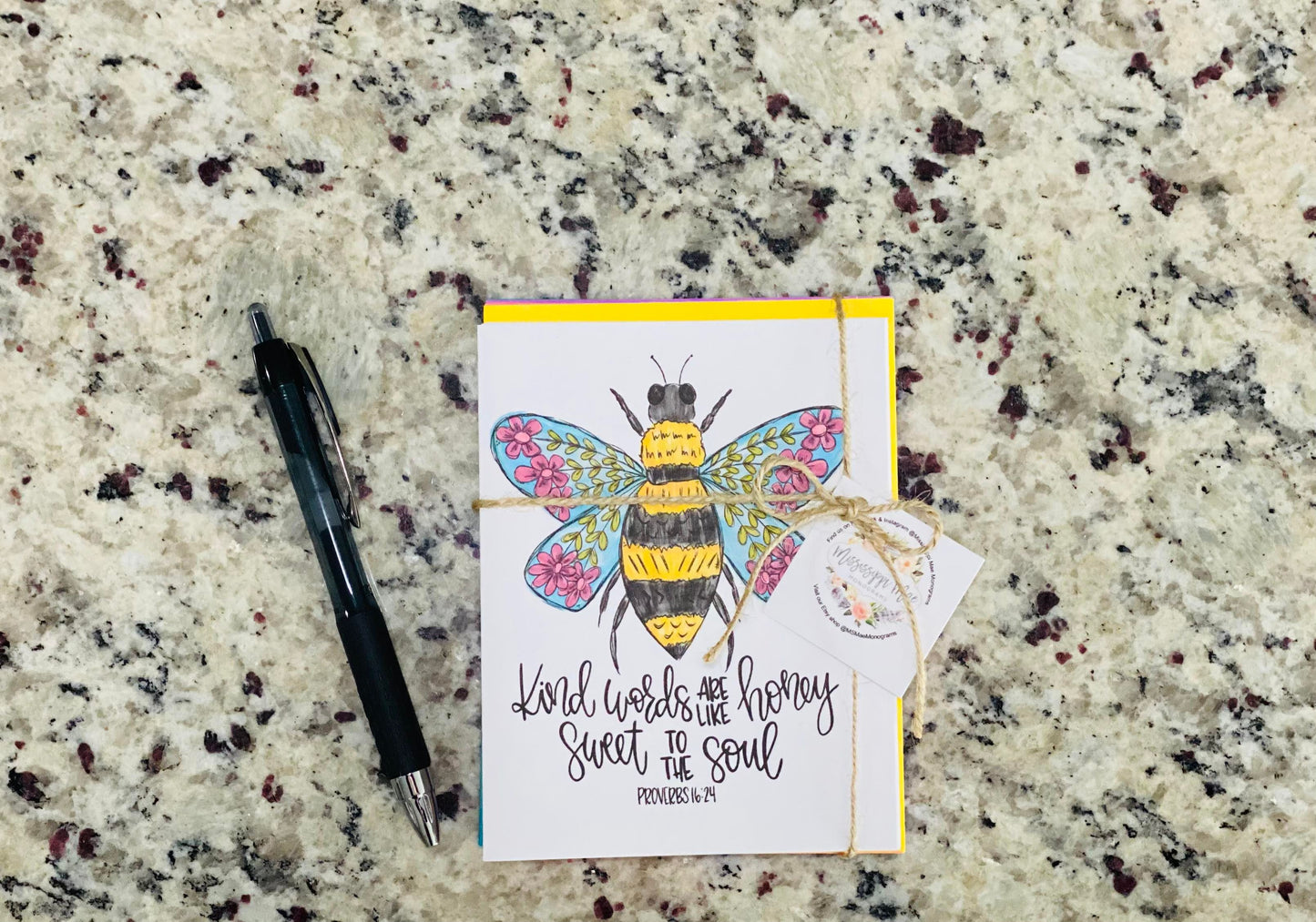 Kind Words Note Cards (Set of 12)