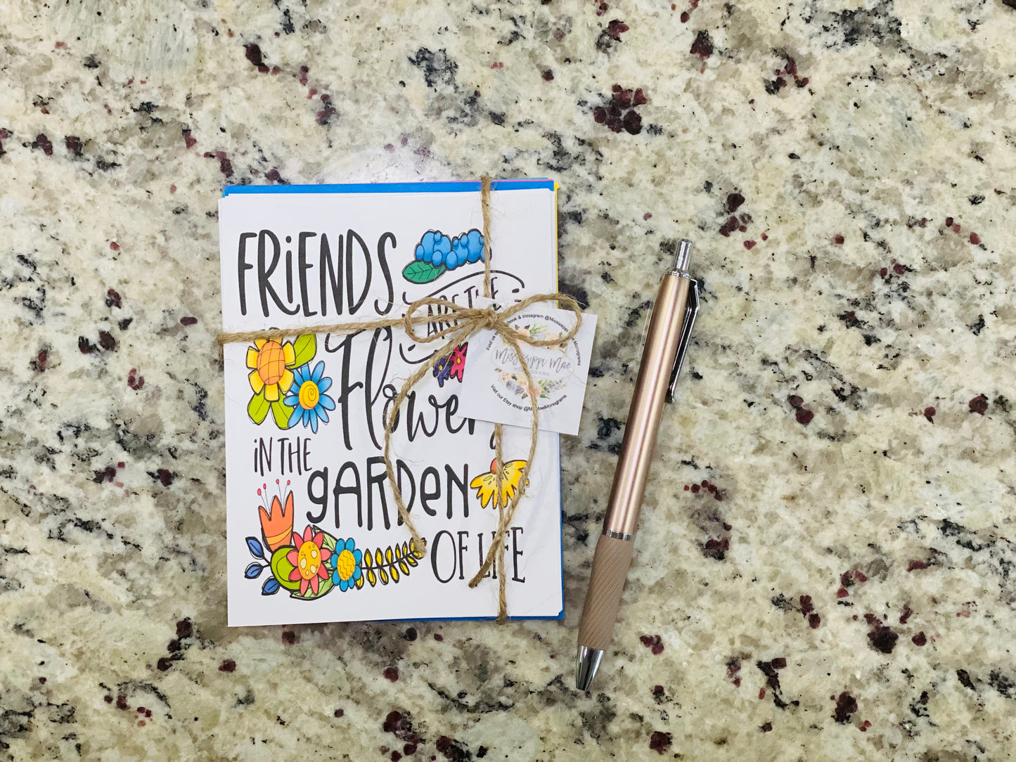 Friendship Garden Note Cards (12 pack)