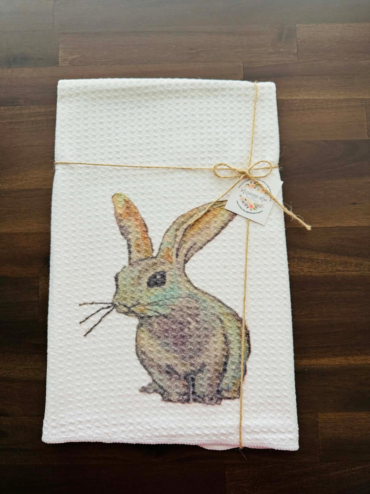 Rabbit Waffle Weave Towel