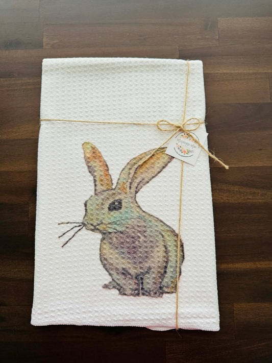 Rabbit Waffle Weave Towel
