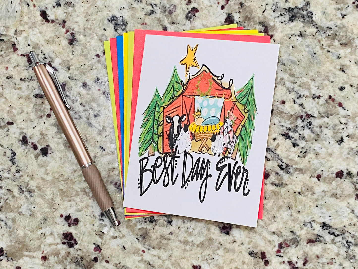 Best Day Ever Note Cards (Set of 12)