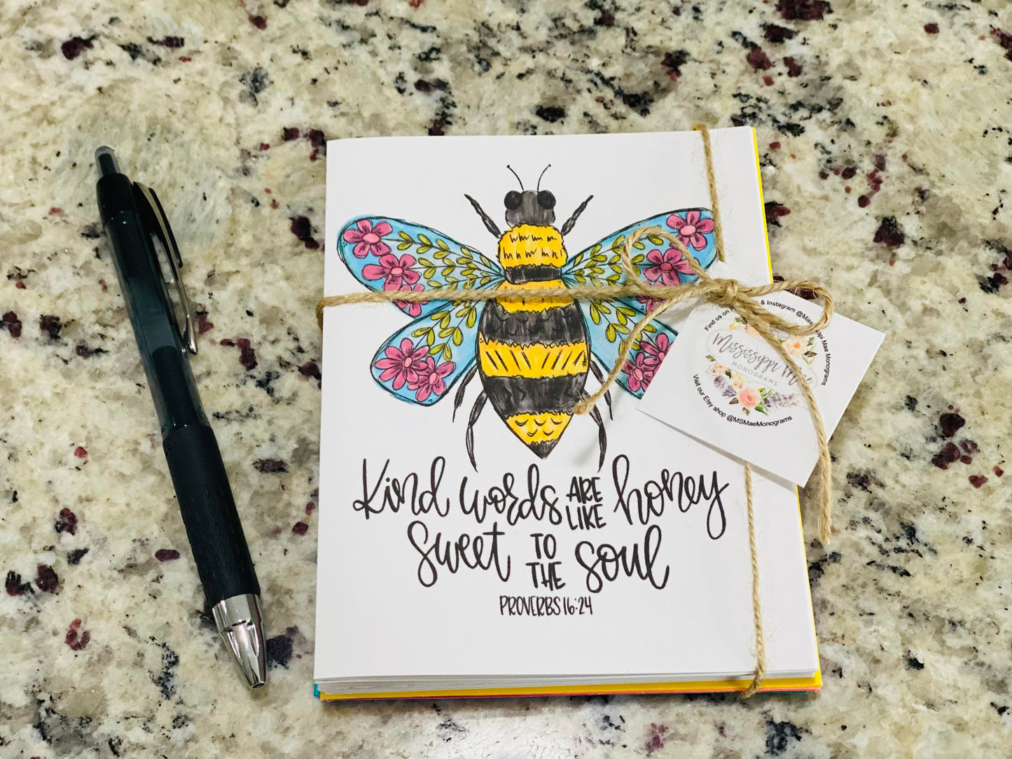 Kind Words Note Cards (Set of 12)