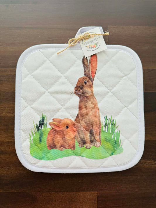 Bunnies Hot Pad