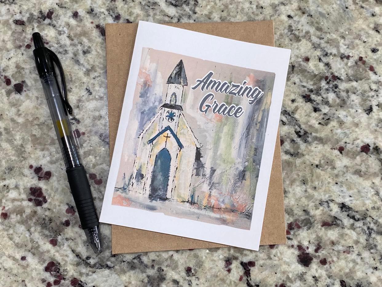 Amazing Grace Note Cards (Set of 12)