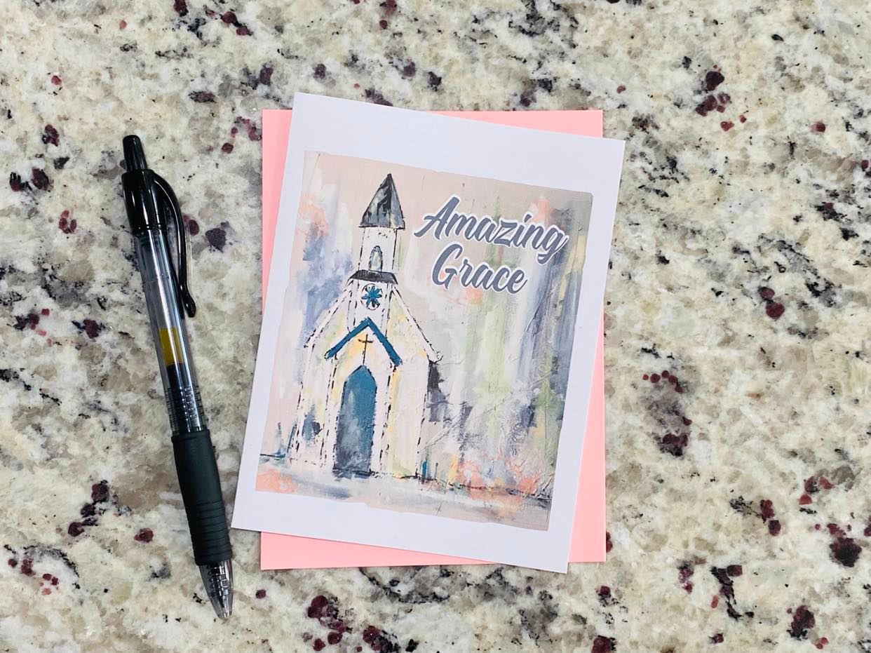 Amazing Grace Note Cards (Set of 12)