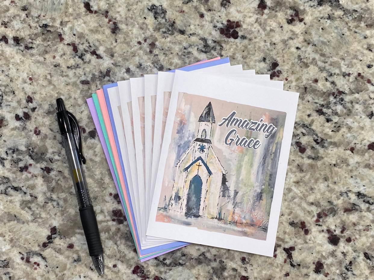 Amazing Grace Note Cards (Set of 12)