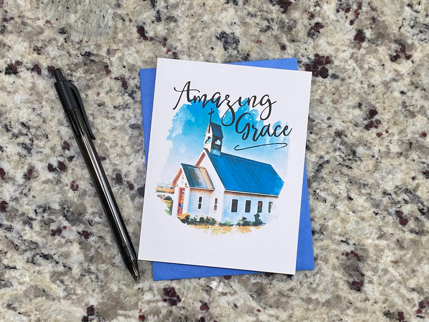 Amazing Grace Church Note Cards (Set of 12)