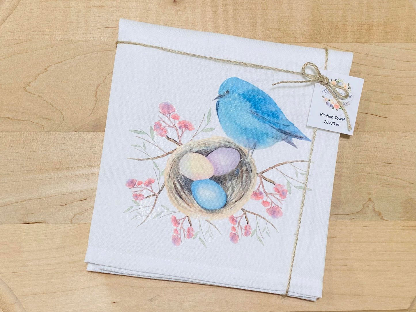 Bird Nest Kitchen Towel