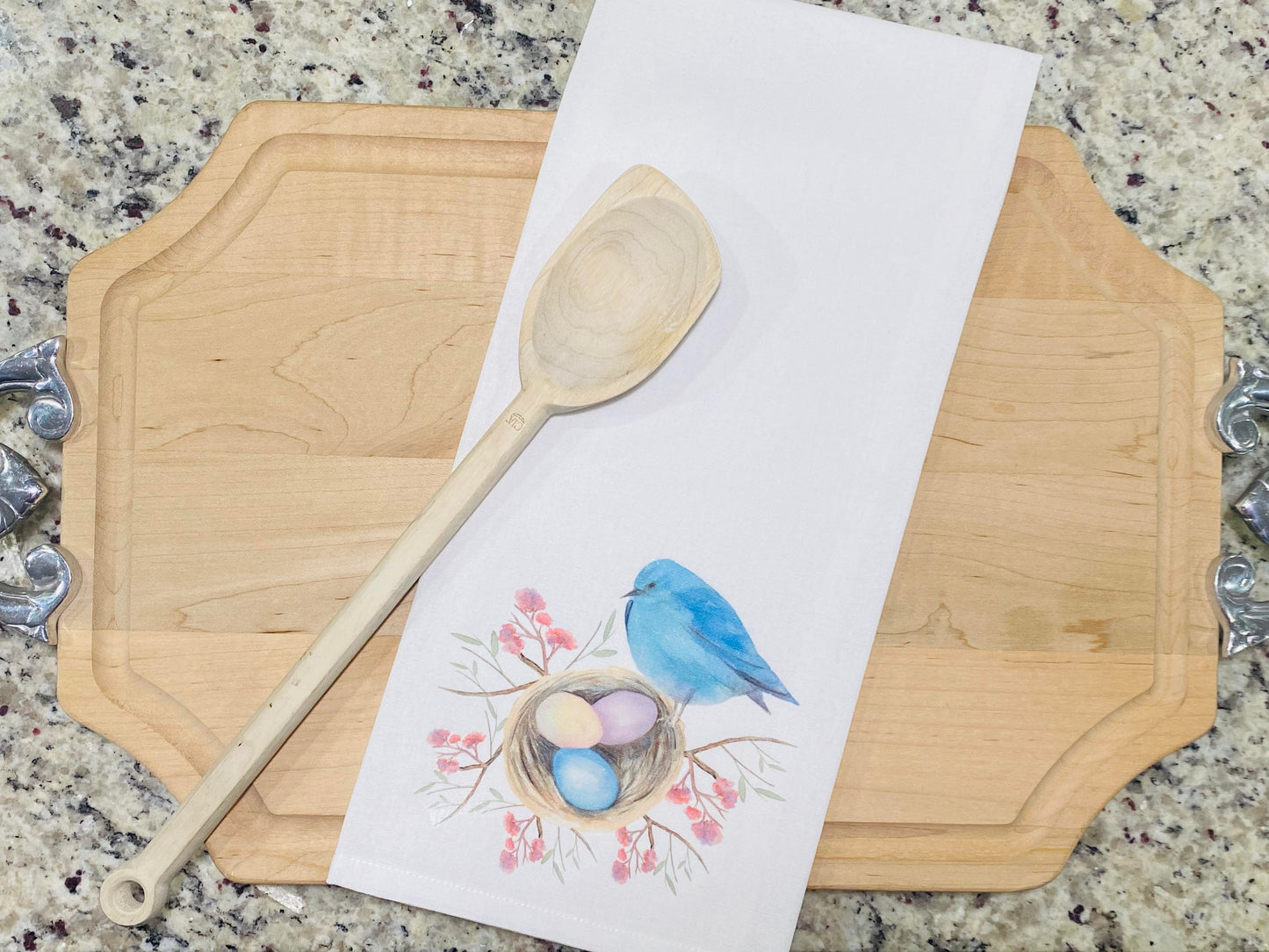 Bird Nest Kitchen Towel