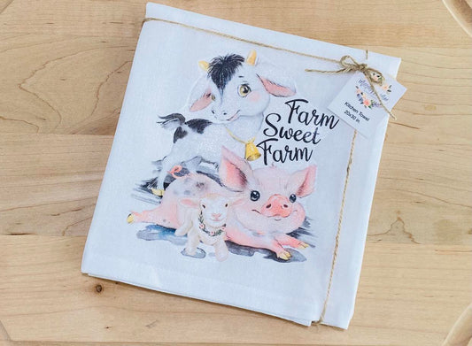 Farm Sweet Farm Towel