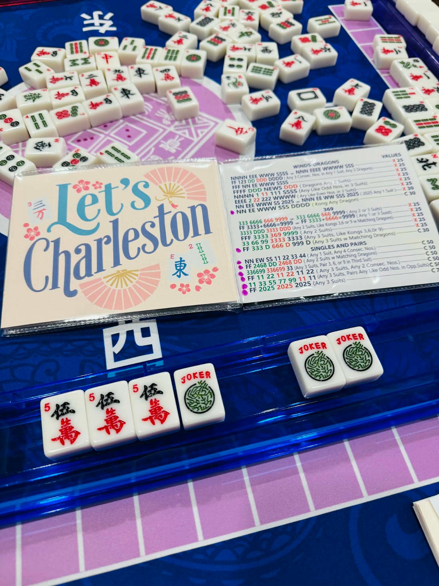 Mahjong Card Sleeve Insert | Fun Mahjong Sayings | NMJL Large Size Fit