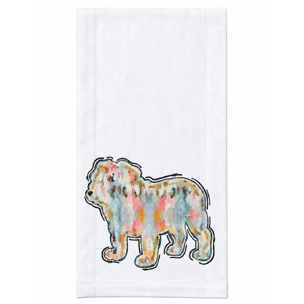 Brushed Bulldog Kitchen Towel