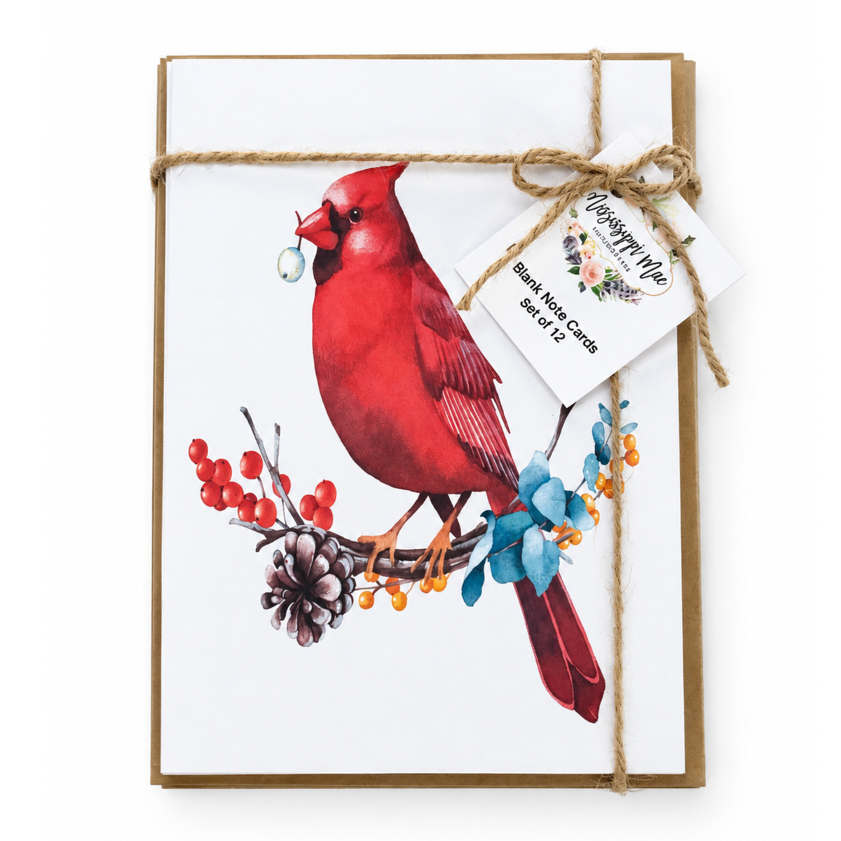 Cardinal Note Cards (Set of 12)