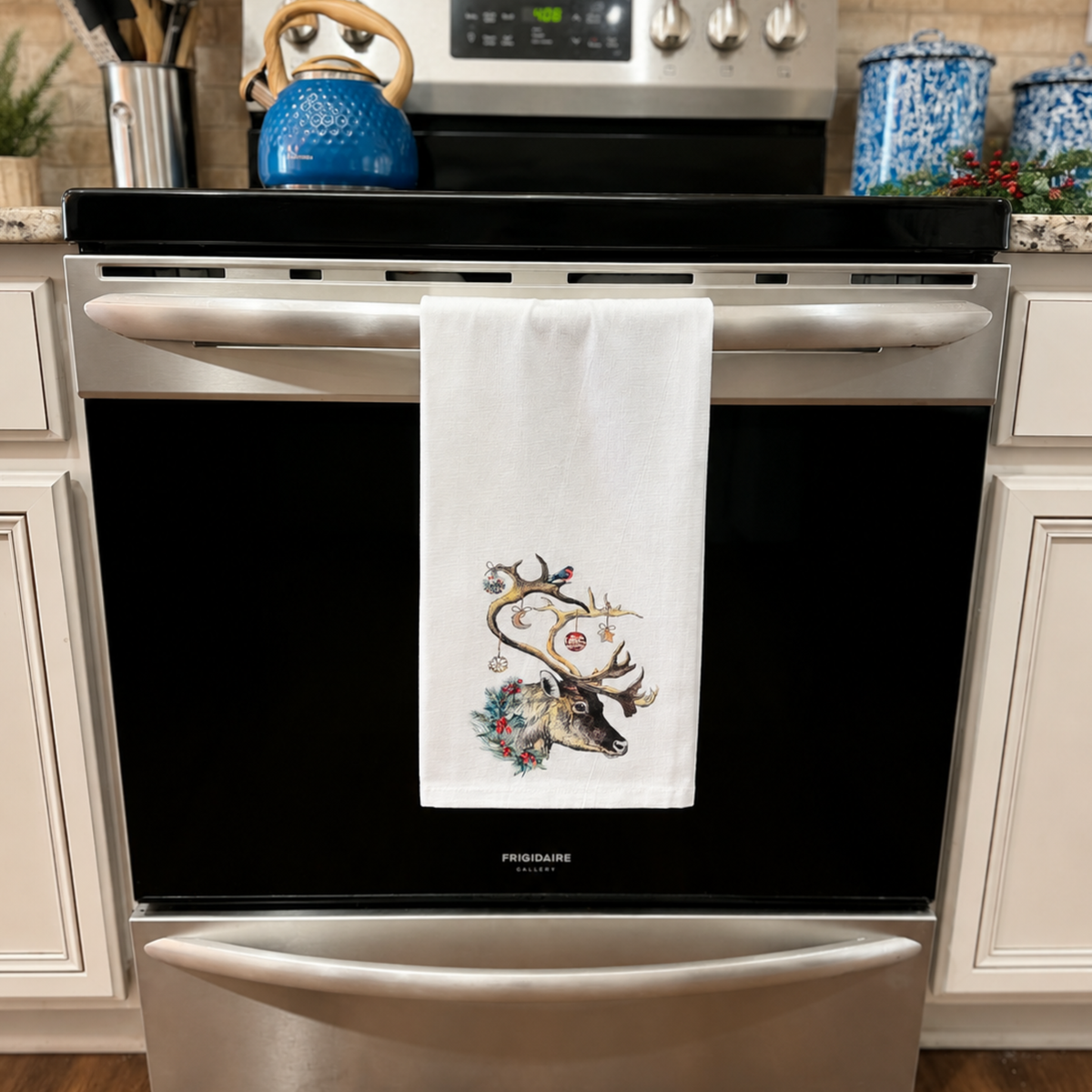 Christmas Deer Kitchen Towel