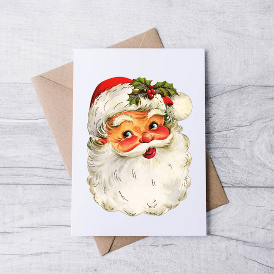 Classic Santa Note Cards (Set of 12)