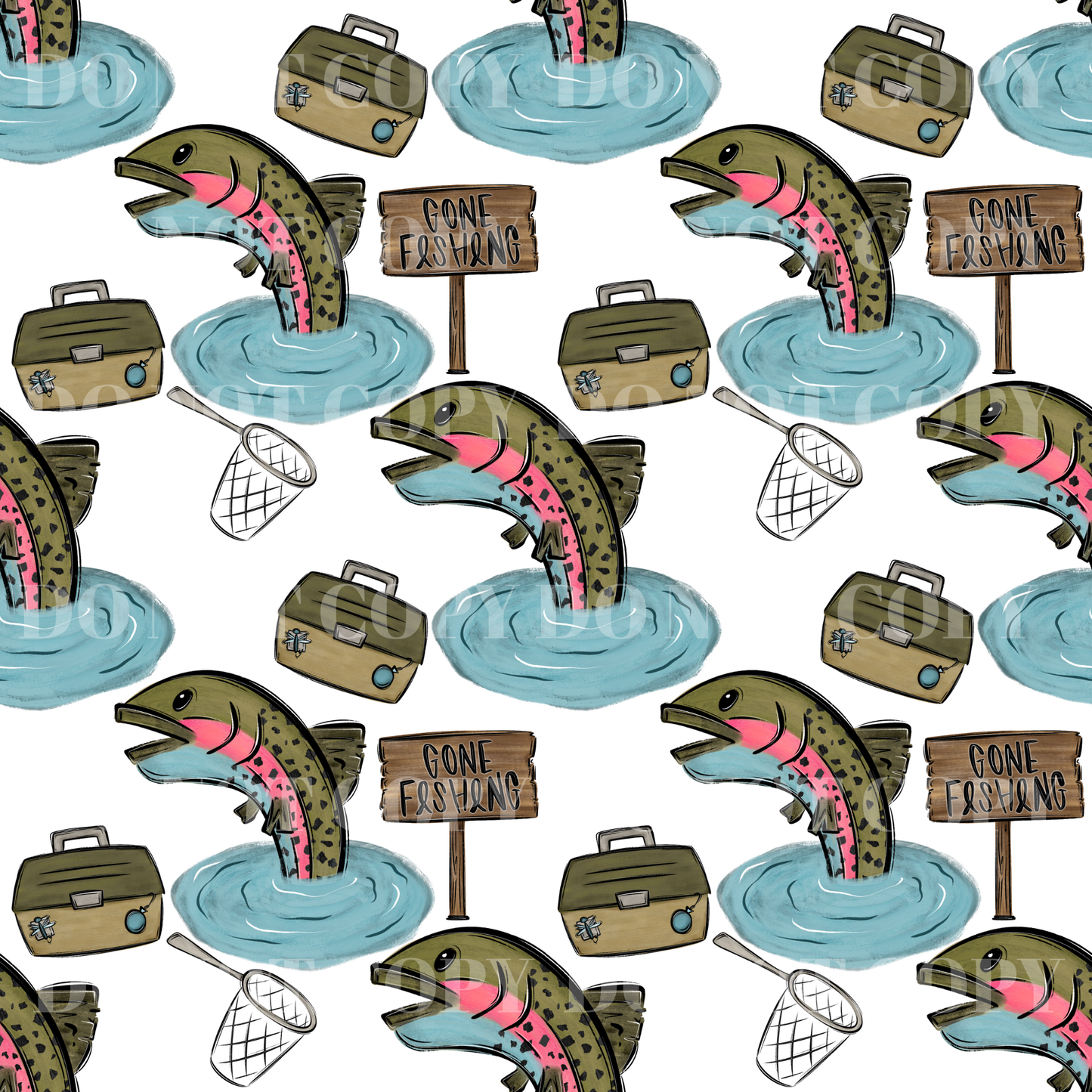 Hunting & Fishing Digital Paper Bundle