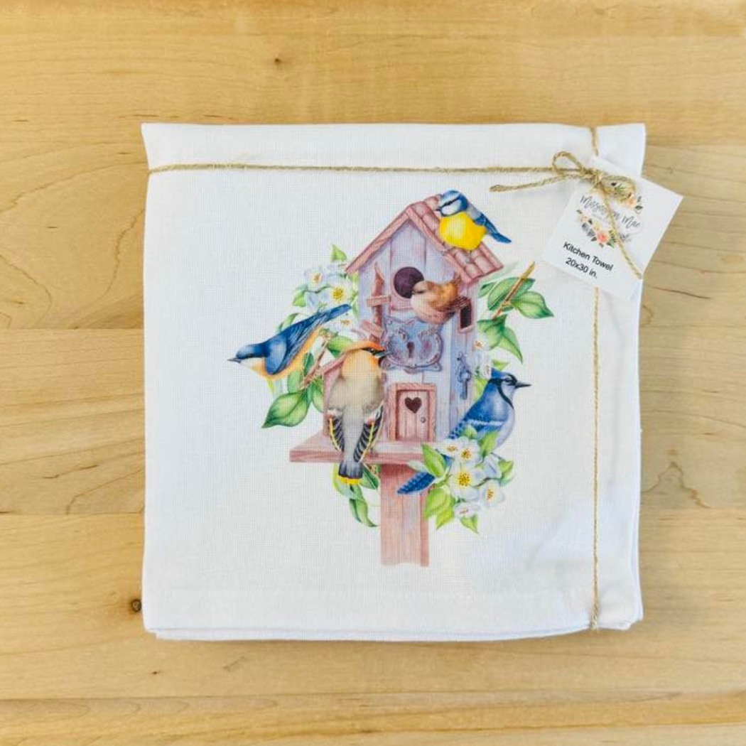 Birdhouse Kitchen Towel