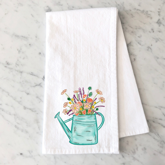 Watering Can Kitchen Towel