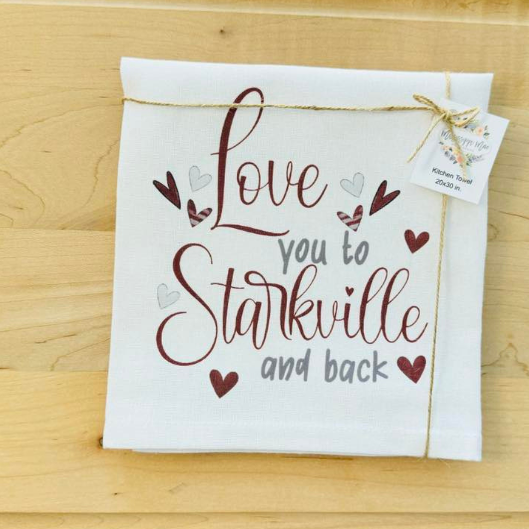 Love Starkville Kitchen Towel