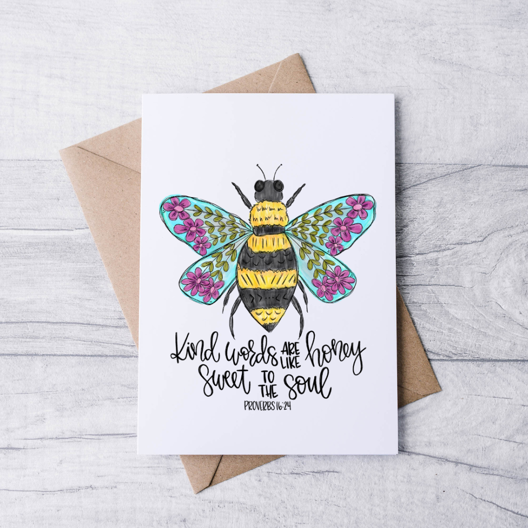 Kind Words Note Cards (Set of 12)