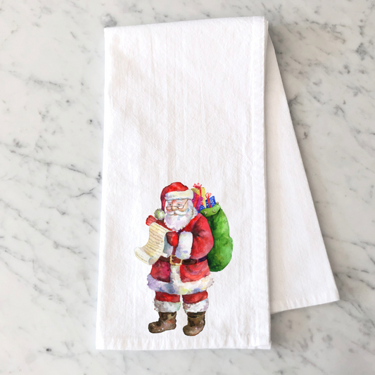 Santa Sack Kitchen Towel