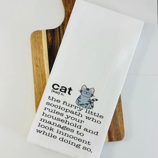 Cat Definition Kitchen Towel