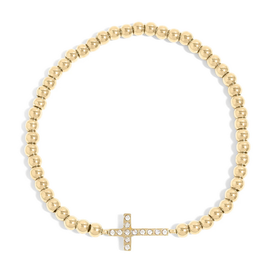 Cross Beaded Bracelet (2 Colors)