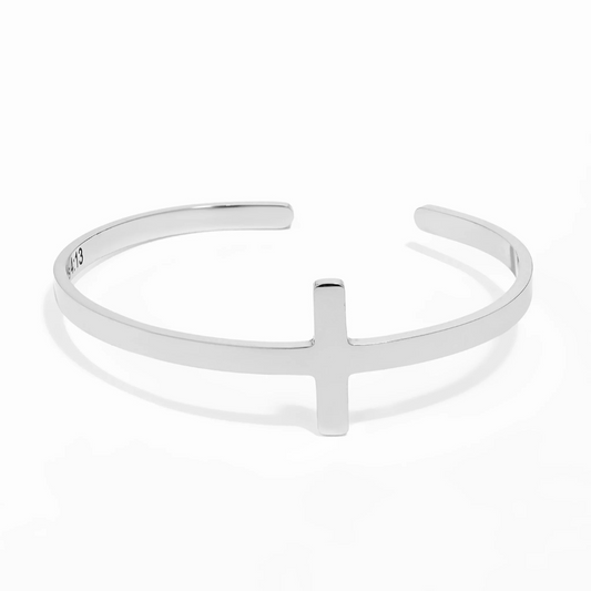 Cross Cuff Bracelet (3 Colors)