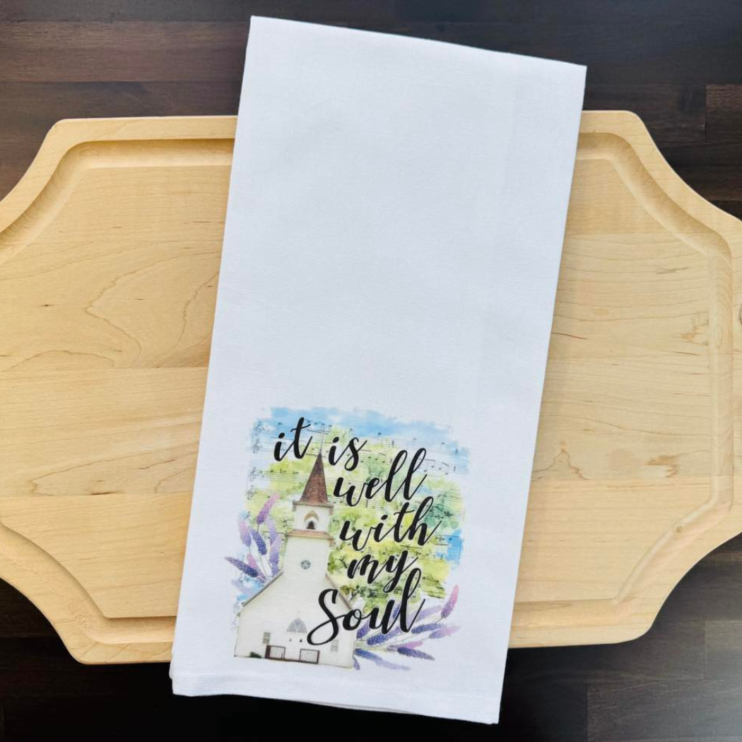 It Is Well Kitchen Towel