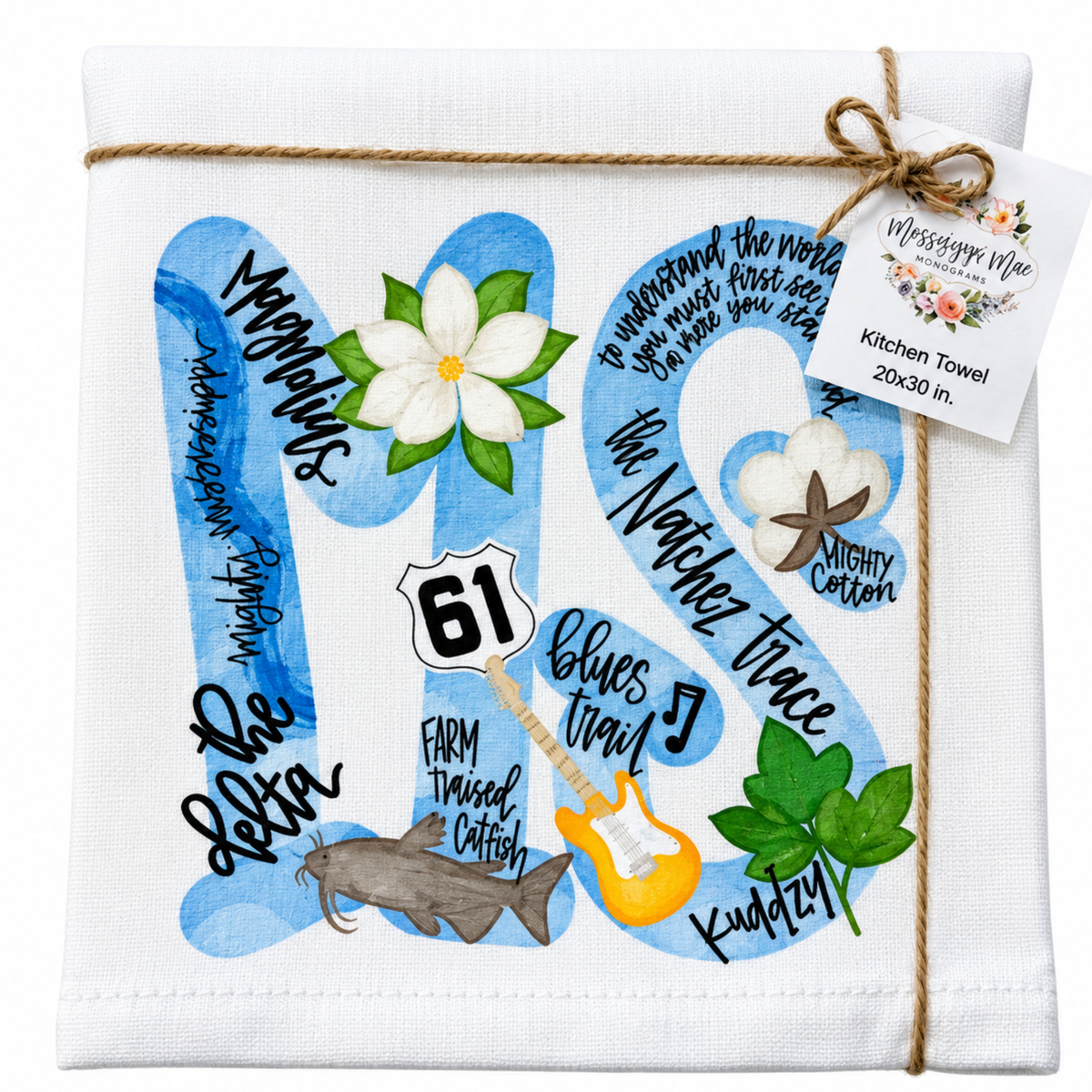 Famous Mississippi Kitchen Towel