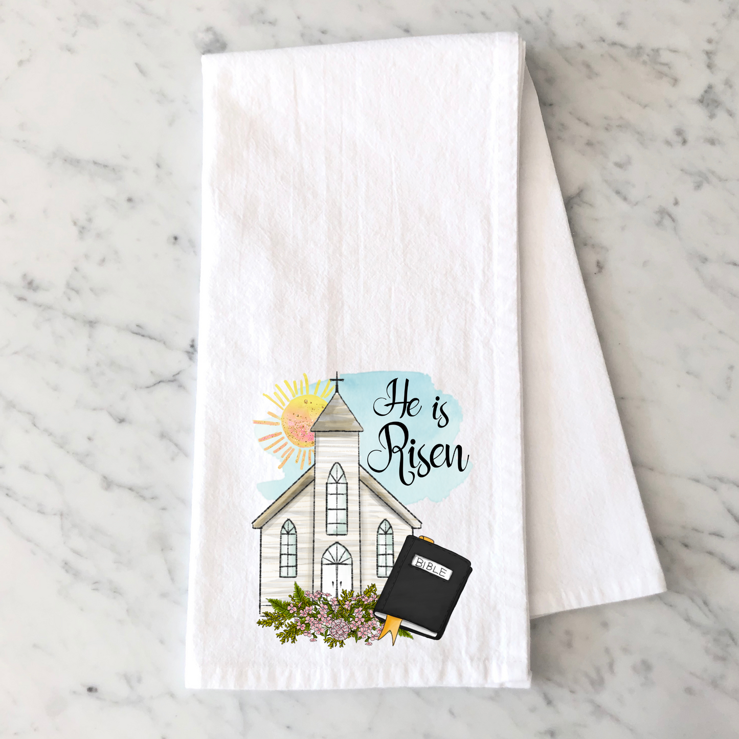 He Is Risen Church Towel