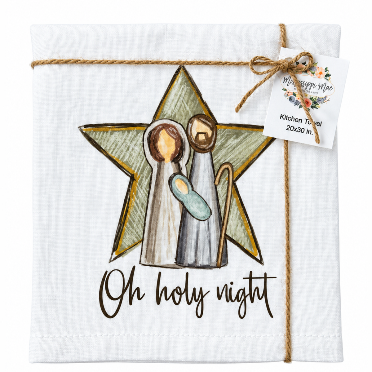 Holy Night Kitchen Towel