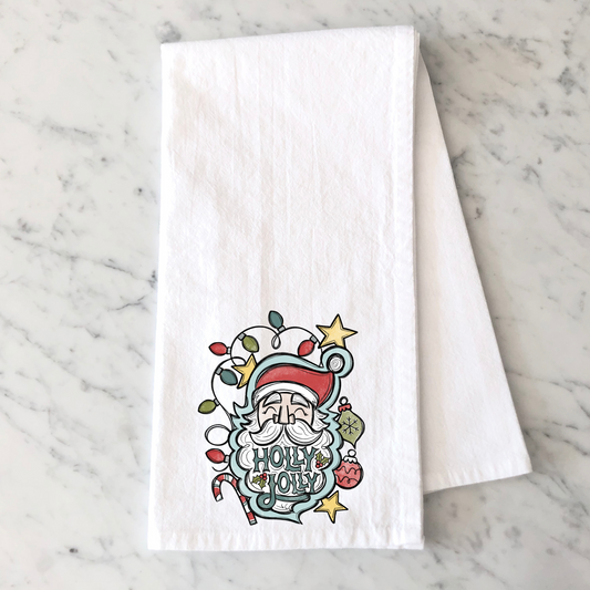 Jolly Santa Kitchen Towel