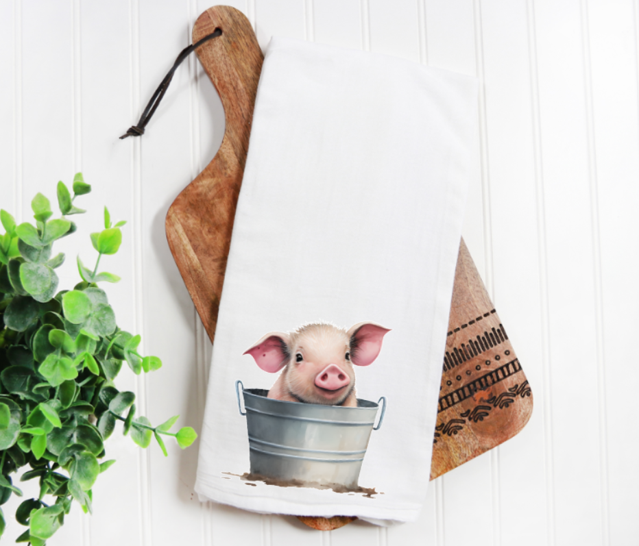 Bucket Pig Kitchen Towel