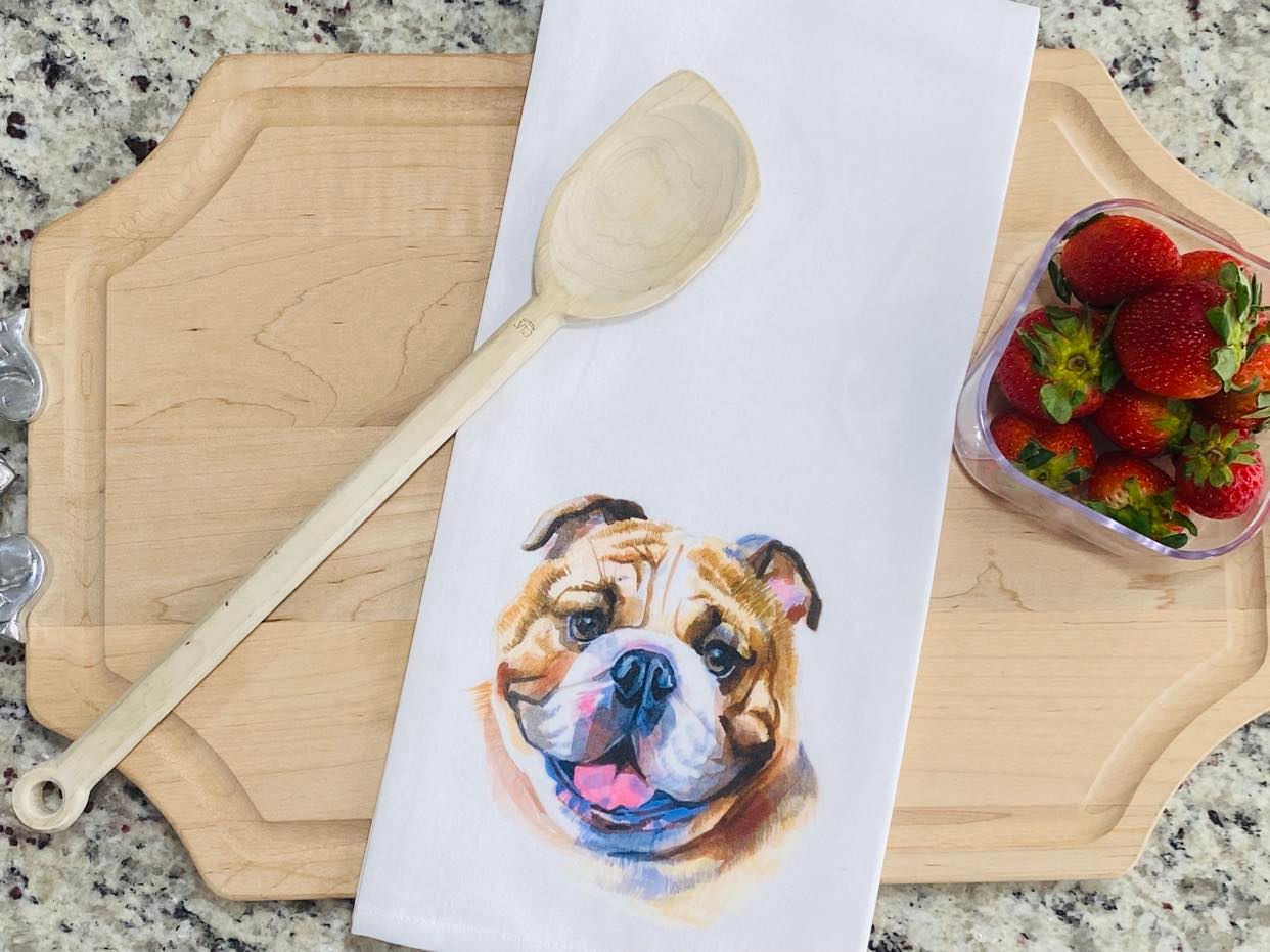 Bulldog Kitchen Towel