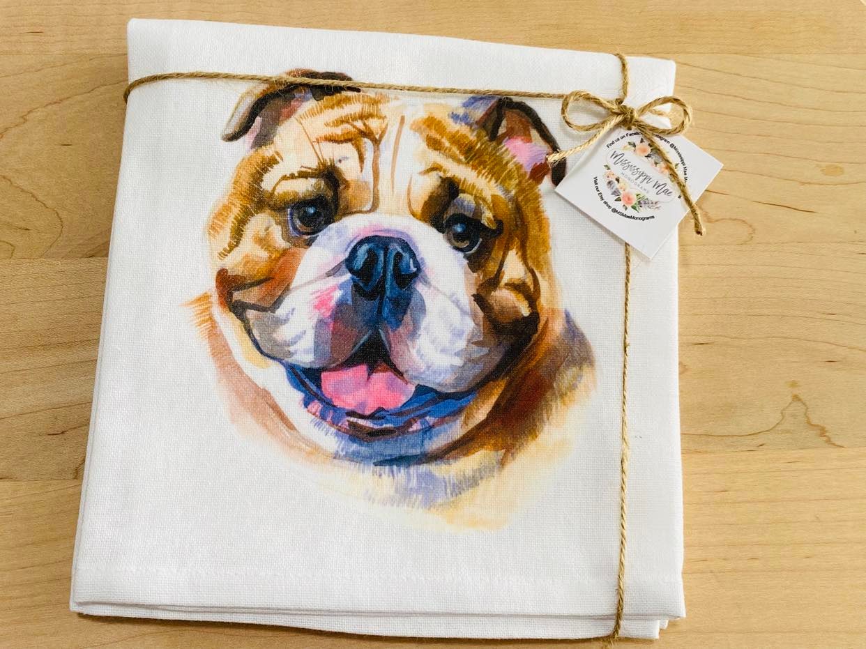 Bulldog Kitchen Towel