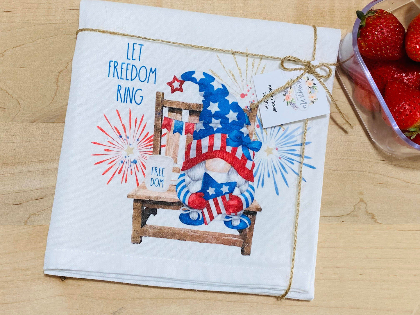 Freedom Gnome Kitchen Towel