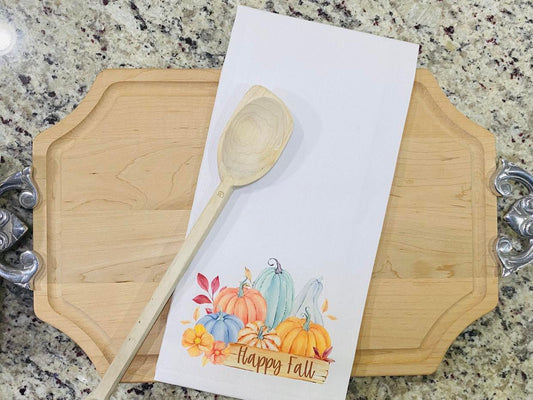 Happy Fall Pumpkins Kitchen Towel