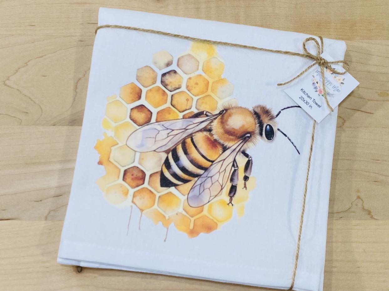 Honeycomb Bee Kitchen Towel