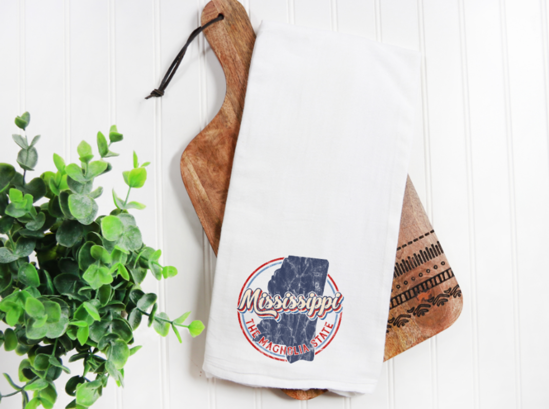 Magnolia Mississippi Kitchen Towel