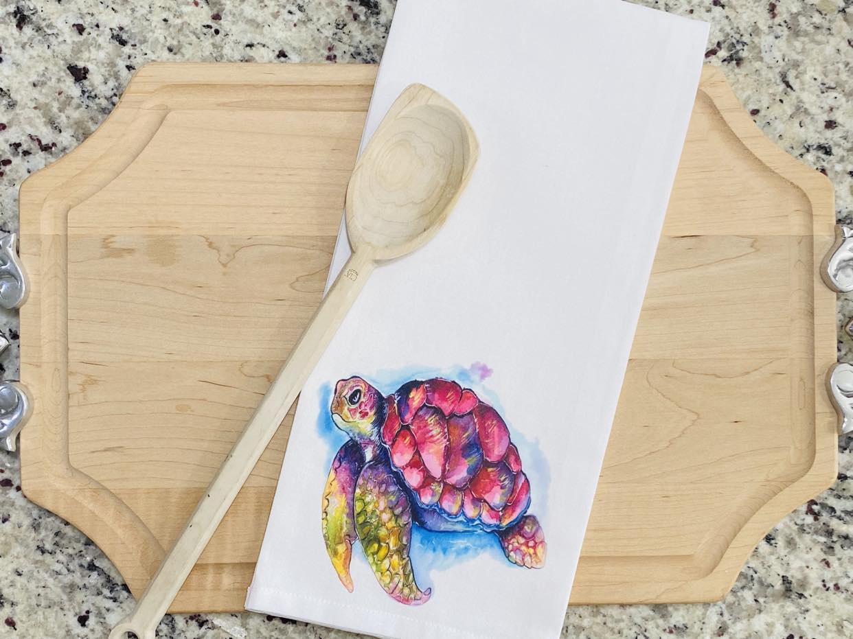 Turtle Kitchen Towel